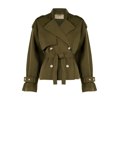 Manteau trench court Rinascimento