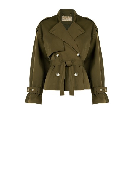 Korte trenchcoat Rinascimento