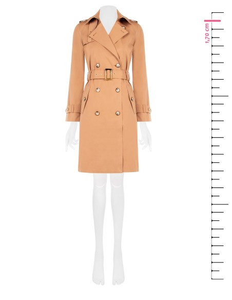 Manteau trench long Rinascimento