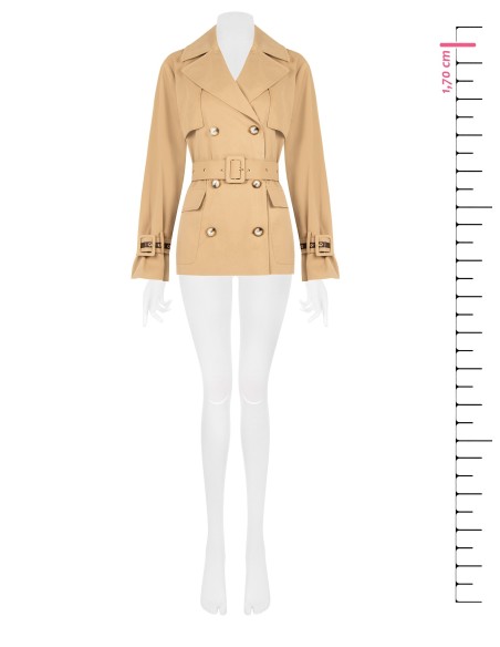 Middellange trenchcoat Rinascimento