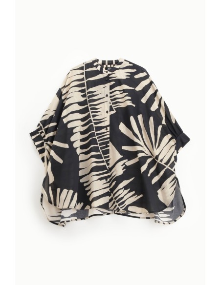 Chemise oversize à imprimé feuilles de Dixie