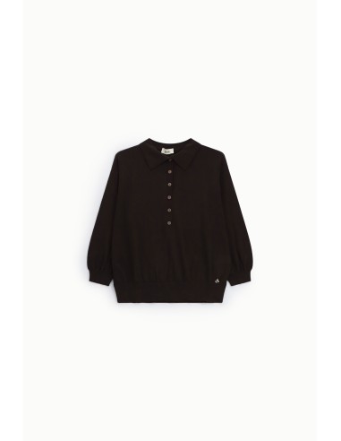 Pull-over avec col et boutons Dixie