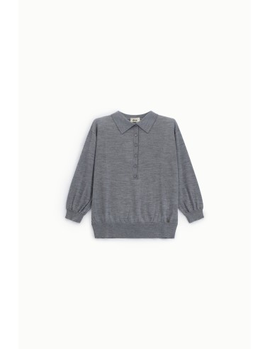Pull-over avec col et boutons Dixie