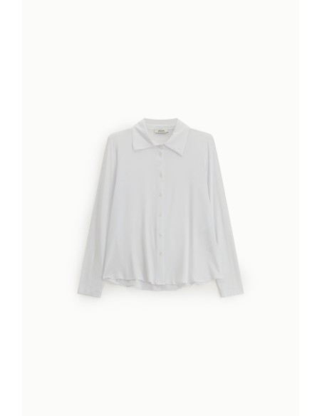 Dixie Regular-fit blouse met klassieke kraag en lange mouwen