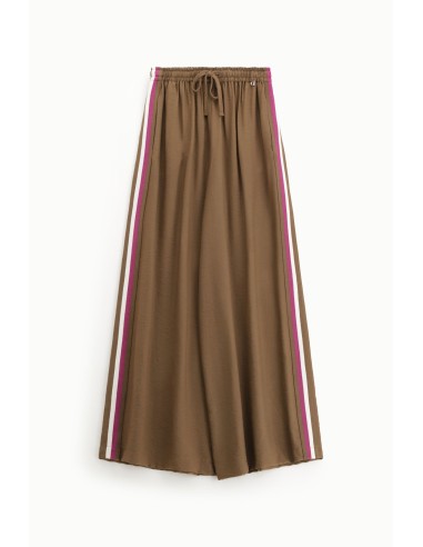 Pantalon palazzo avec bandes latérales Dixie