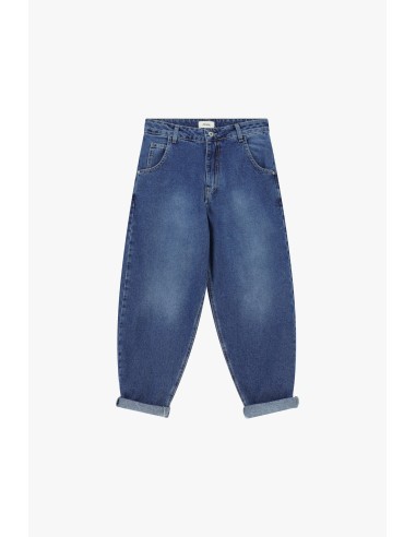 Jean balloon avec revers en bas et taille normale Dixie