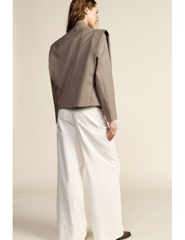 Pantalon palazzo taille haute à jambes larges Dixie
