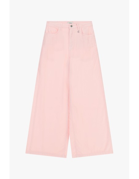 Pantalon palazzo taille haute à jambes larges Dixie