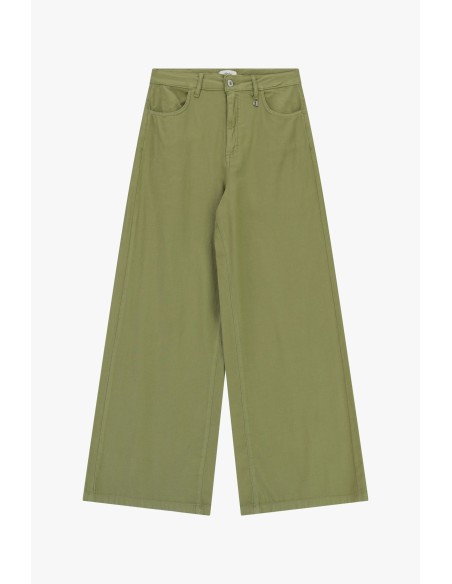 Pantalon palazzo taille haute à jambes larges Dixie