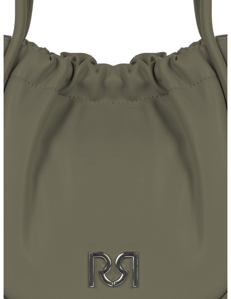 Maxi-handtas van imitatieleer met uitneembare binnenpochette en afneembare schouderriem Rinascimento