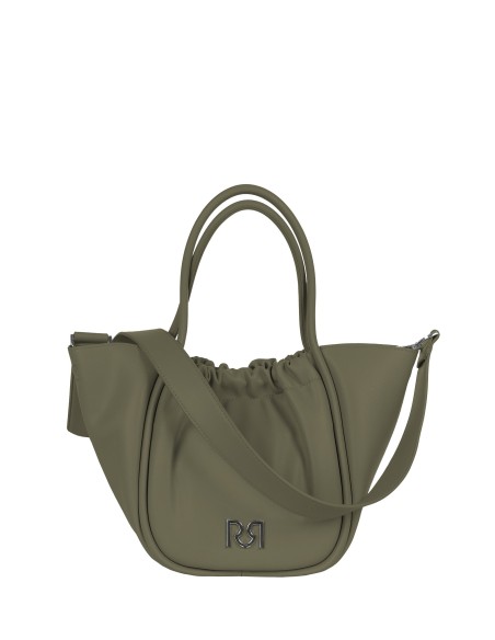 Maxi Leatherette Hand Bag With Removable Internal Clutch and Removable Shoulder Strap Rinascimento
