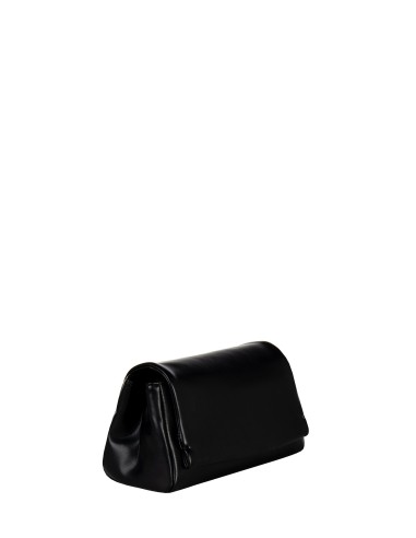 Sac à bandoulière en simili-cuir avec logo, poignée en chaîne et sangle réglable amovible Rinascimento