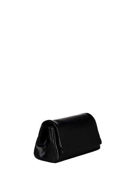Sac à bandoulière en simili-cuir avec logo, poignée en chaîne et sangle réglable amovible Rinascimento