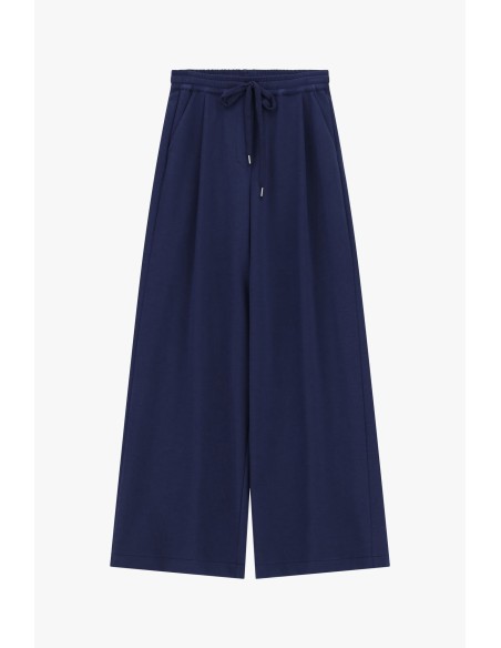 Cropped palazzobroek met elastische taille van Dixie