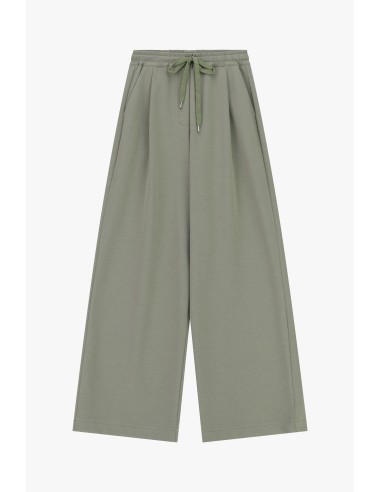 Pantalon palazzo 7/8 Dixie à taille élastiquée