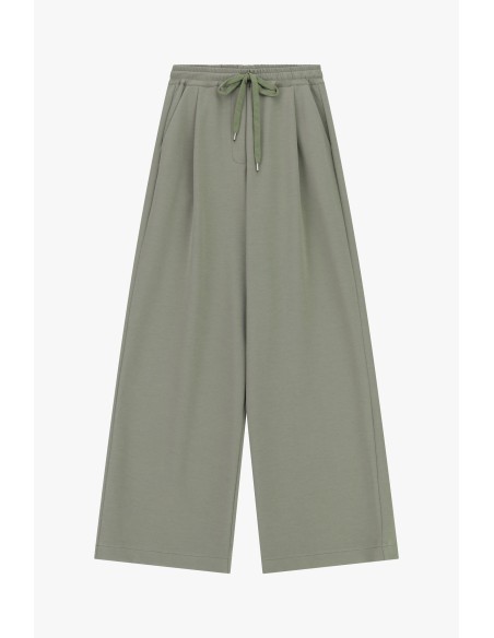 Pantalon palazzo 7/8 Dixie à taille élastiquée