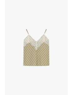 Top met dunne schouderbandjes en kanten details Dixie 2