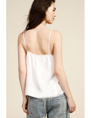 Asymmetrische top met drapering en dunne schouderbandjes Dixie