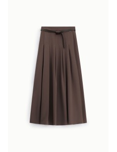 Jupe midi plissée avec ceinture étroite Dixie 2