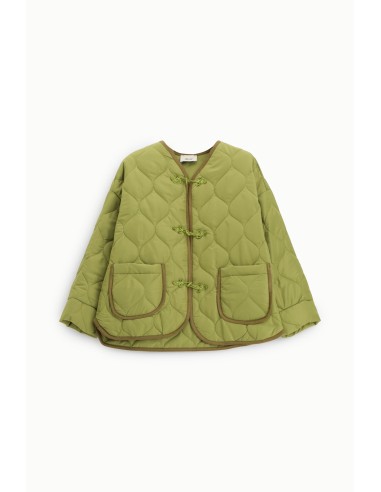 Veste matelassée avec poches et fermeture brandebourg Dixie