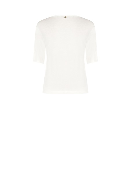 Regular T-shirt van ultralichte viscose Rinascimento
