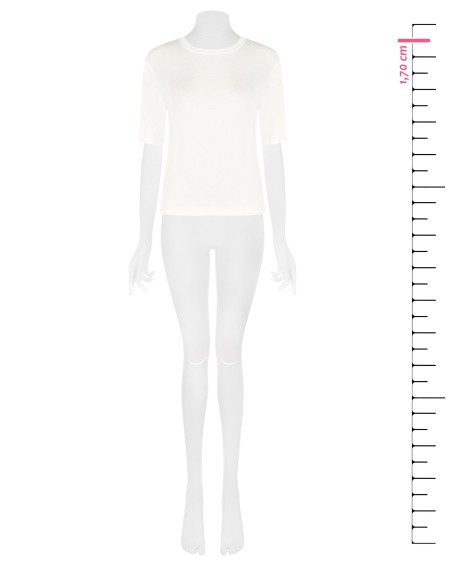 Regular T-shirt van ultralichte viscose Rinascimento