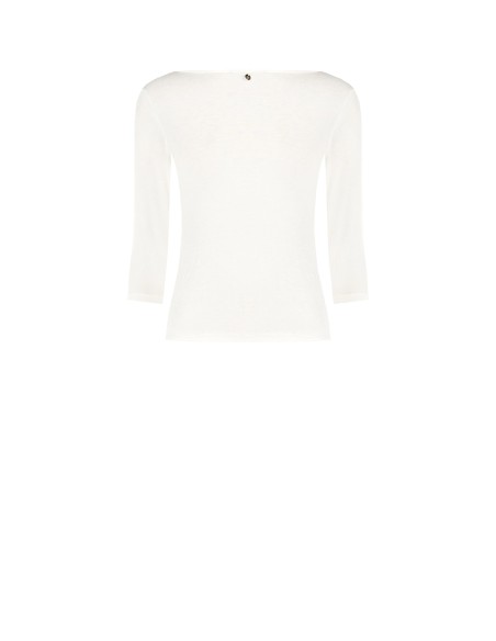 T-Shirt ultraléger en viscose avec manches 3/4 Rinascimento