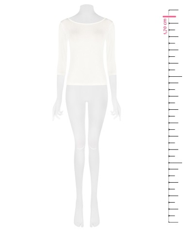 T-Shirt ultraléger en viscose avec manches 3/4 Rinascimento