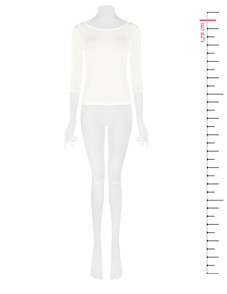 T-Shirt ultraléger en viscose avec manches 3/4 Rinascimento