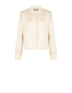 Manteau bomber en similicuir suédé Rinascimento