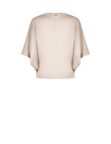 Rinascimento Viscose Blend Over Short Sweatshirt