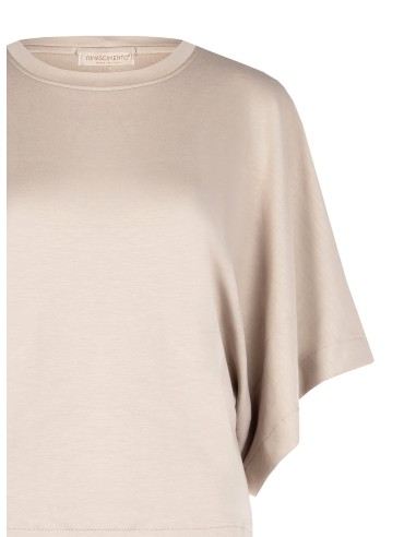 Rinascimento Viscose Blend Over Short Sweatshirt