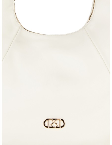 Luna Leather Shoulder Bag With Adjustable And Removable Shoulder Strap Rinascimento