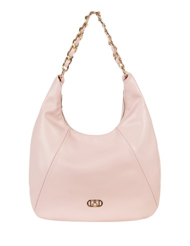 Luna Leather Shoulder Bag With Adjustable And Removable Shoulder Strap Rinascimento