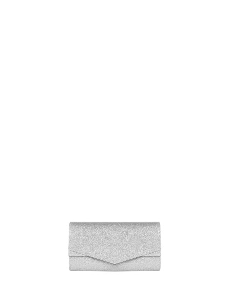 Pochette rigide pailletée avec chaîne interne Rinascimento