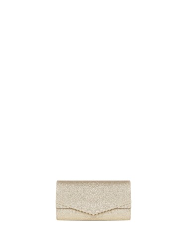 Pochette rigide pailletée avec chaîne interne Rinascimento