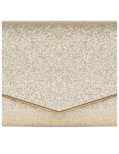 Harde glitterclutch met interne kettingschouderriem Rinascimento