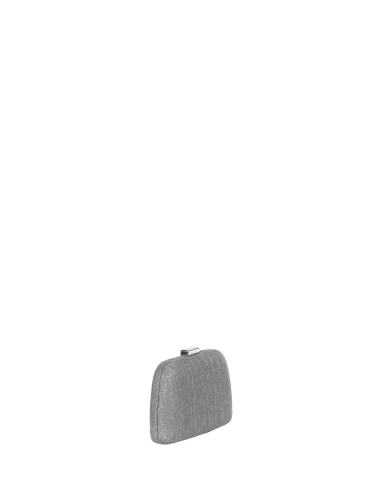 Mini sac rigide à effet pailleté Pochette avec chaîne interne Rinascimento