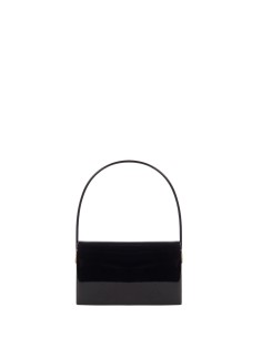 Sac à bandoulière compact en cuir verni brillant Rinascimento 2