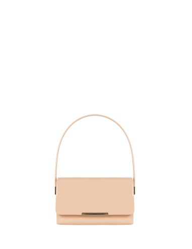 Sac à bandoulière compact en cuir verni brillant Rinascimento