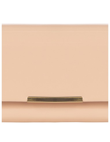 Sac à bandoulière compact en cuir verni brillant Rinascimento