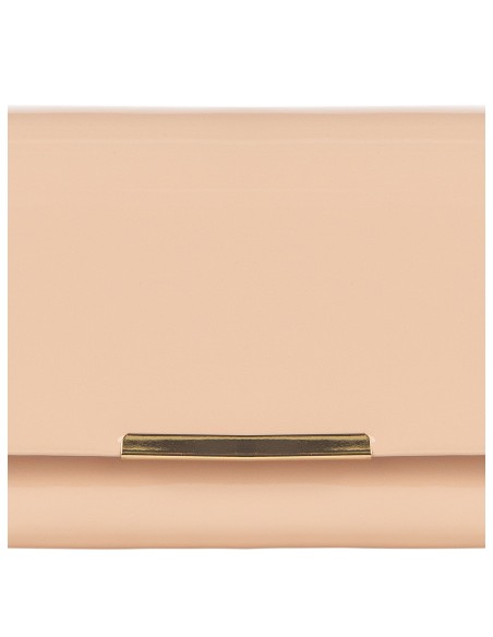 Sac à bandoulière compact en cuir verni brillant Rinascimento