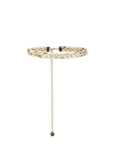 Verstelbare gevlochten riem met metallic koorden Rinascimento 2