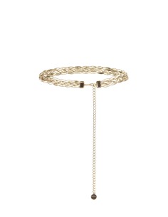 Verstelbare gevlochten riem met metallic koorden Rinascimento