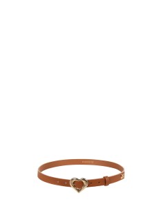 Ceinture rigide en simili-cuir avec boucle en forme de cœur Rinascimento