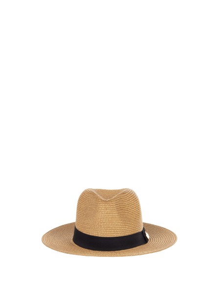 Panama en paille tressée avec Lurex Rinascimento