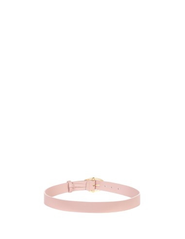 Ceinture fine rigide en similicuir avec boucle ovale Rinascimento