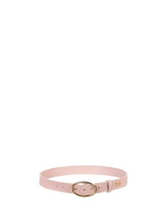Ceinture fine rigide en similicuir avec boucle ovale Rinascimento
