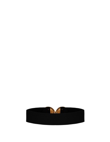Ceinture élastique haute avec boucle bijou Maxi et micro pierres Rinascimento