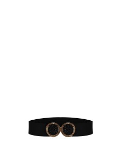 Ceinture élastique haute avec boucle bijou Maxi et micro pierres Rinascimento